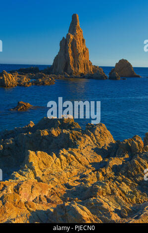 Cabo de Gata, Reef der Meerjungfrauen, Biosphärenreservat, Spanien Stockfoto