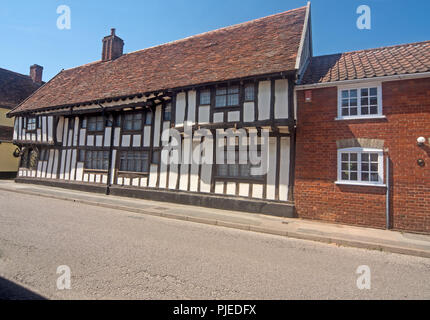 Mendlesham Suffolk Fachwerkhaus Stockfoto