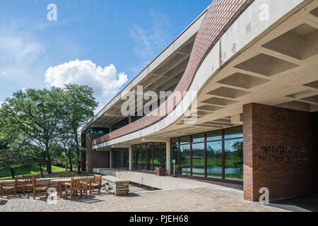 Die Außenseite des Corporate McDonald's Campus - von Dirk Lohan konzipiert Stockfoto