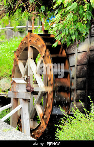 Tsumago, einem alten Stadtbild Bereich in Japan erhalten Stockfoto