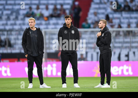 München, Deutschland. 06 Sep, 2018. Timo Werner (Deutschland) GES/fussball/UEFA-Nationen Liga, 2018/19, 1.Spieltag: Deutschland - Frankreich, 06/09/2018 Fußball/Nationen Liga: Deutschland vs Frankreich, München September 6, 2018 | Verwendung der weltweiten Kredit: dpa/Alamy leben Nachrichten Stockfoto