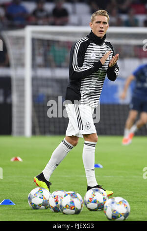 München, Deutschland. 06 Sep, 2018. Nils Petersen (Deutschland) GES/fussball/UEFA-Nationen Liga, 2018/19, 1.Spieltag: Deutschland - Frankreich, 06.09.2018 Fußball/Nationen Liga: Deutschland vs Frankreich, München September 6, 2018 | Verwendung der weltweiten Kredit: dpa/Alamy leben Nachrichten Stockfoto