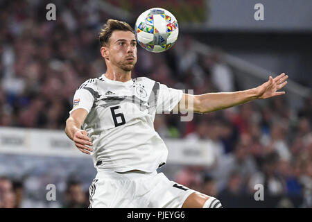 München, Deutschland. 06 Sep, 2018. Leon Goretzka (Deutschland) GES/fussball/UEFA-Nationen Liga, 2018/19, 1.Spieltag: Deutschland - Frankreich, 06.09.2018 Fußball/Nationen Liga: Deutschland vs Frankreich, München September 6, 2018 | Verwendung der weltweiten Kredit: dpa/Alamy leben Nachrichten Stockfoto