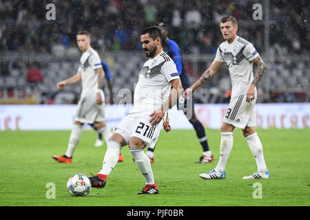 München, Deutschland. 06 Sep, 2018. Ilkay Guendogan (Deutschland) GES/fussball/UEFA-Nationen Liga, 2018/19, 1.Spieltag: Deutschland - Frankreich, 06.09.2018 Fußball/Nationen Liga: Deutschland vs Frankreich, München September 6, 2018 | Verwendung der weltweiten Kredit: dpa/Alamy leben Nachrichten Stockfoto