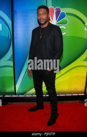 New York, NY, USA. 6. Sep 2018. Jocko Sims in der Ankunftshalle für NBC New York drücken Sie Quark, Four Seasons Hotel, New York, NY, 6. September 2018. Credit: Jason Mendez/Everett Collection/Alamy leben Nachrichten Stockfoto