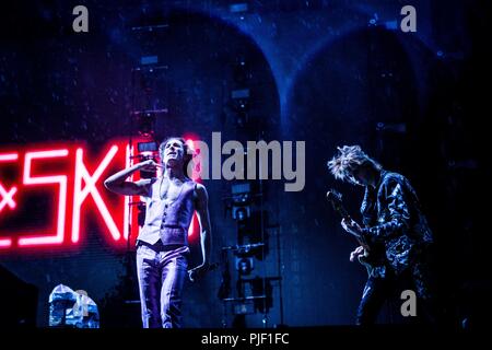 Rho Mailand Italien 6 September 2018 Maneskin live in Milano Rocksl 2018 im Bereich Expo Erfahrung © Roberto Finizio / alamy Credit: Roberto Finizio / alamy Leben Nachrichten Stockfoto