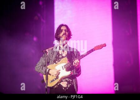Rho Mailand Italien 6 September 2018 Stellen Sie sich vor Drachen live in Milano Rocksl 2018 im Bereich Expo Erfahrung © Roberto Finizio / alamy Credit: Roberto Finizio / alamy Leben Nachrichten Stockfoto