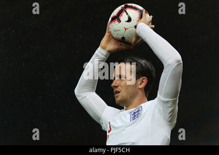 Norwich, UK. 6. Sep 2018. Ben Chilwell von England U21-England U-21 v Niederlande U-21, UEFA U-21 Europameisterschaft Qualifier, Carrow Road, Norwich - 6. September 2018 Quelle: Richard Calver/Alamy leben Nachrichten Stockfoto