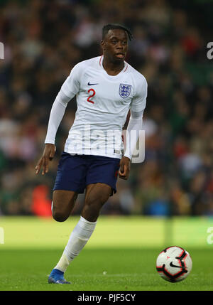 Norwich, UK. 6. Sep 2018. Wan-Bissaka von England U21-England U-21 v Niederlande U-21, UEFA U-21 Europameisterschaft Qualifier, Carrow Road, Norwich - 6. September 2018 Quelle: Richard Calver/Alamy leben Nachrichten Stockfoto