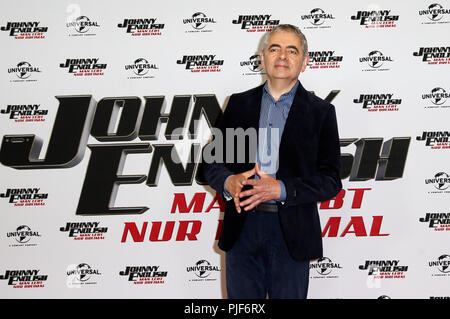 Hamburg, Deutschland. 06 Sep, 2018. Rowan Atkinson im Photocall zum Kinofim "Johnny English - Man lebt nur drei Mal" im Hotel Fontenay. Hamburg, 06.09.2018 | Verwendung der weltweiten Kredit: dpa/Alamy leben Nachrichten Stockfoto