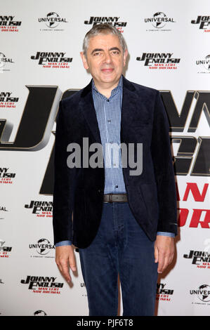 Hamburg, Deutschland. 06 Sep, 2018. Rowan Atkinson im Photocall zum Kinofim "Johnny English - Man lebt nur drei Mal" im Hotel Fontenay. Hamburg, 06.09.2018 | Verwendung der weltweiten Kredit: dpa/Alamy leben Nachrichten Stockfoto