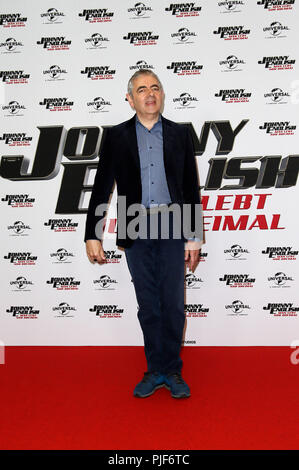 Hamburg, Deutschland. 06 Sep, 2018. Rowan Atkinson im Photocall zum Kinofim "Johnny English - Man lebt nur drei Mal" im Hotel Fontenay. Hamburg, 06.09.2018 | Verwendung der weltweiten Kredit: dpa/Alamy leben Nachrichten Stockfoto