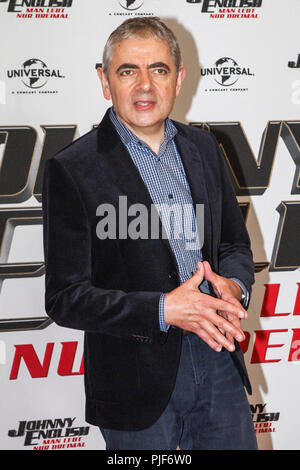 Hamburg, Deutschland. 06 Sep, 2018. Rowan Sebastian Atkinson der britischen Komiker und Schauspieler am Fotoshooting über seinen neuen Film Johnny English - lebt der Mensch nur drei Mal im Hotel Die fontanes am Donnerstag, 06.09.2018 in Hamburg | Verwendung der weltweiten Kredit: dpa/Alamy leben Nachrichten Stockfoto