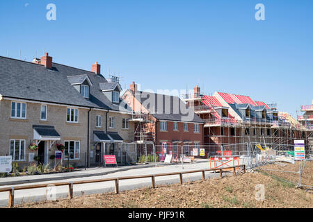 Neubau in Bicester, Oxfordshire, England Stockfoto