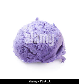 Blueberry Eisportionierer. Auf weissem Hintergrund Stockfoto