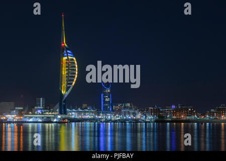 Spinnaker Tower, Portsmouth, Hampshire, England, UK, Europa Stockfoto