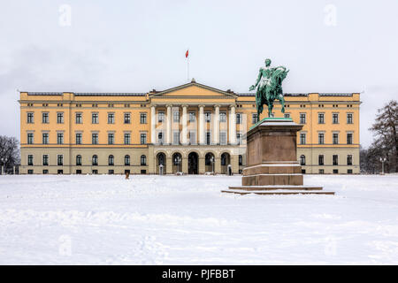 Oslo, Royal Palace, Norwegen, Skandinavien, Europa Stockfoto