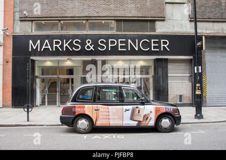 Marks & Spencer, Great Marlborough Street, London, UK, Stockfoto