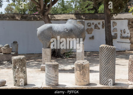 Antike Karthago, Besuch der Ruinen, Tunesien, Afrika Stockfoto