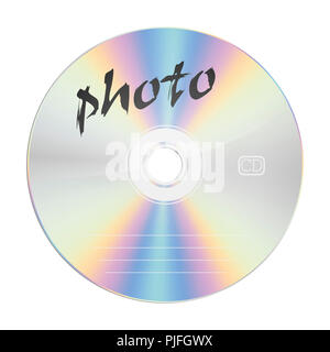 Ein Bild von einem Security compact disc Foto Stockfoto