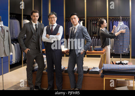 Zuversichtlich Modedesigner und Unternehmer Stockfoto