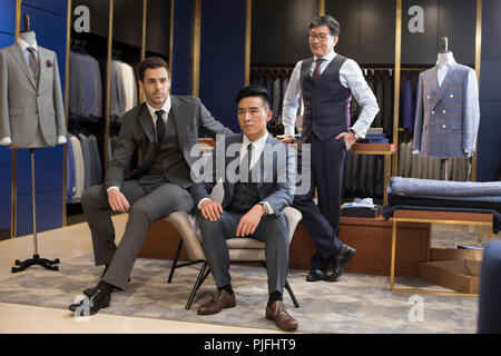 Zuversichtlich Modedesigner und Unternehmer Stockfoto