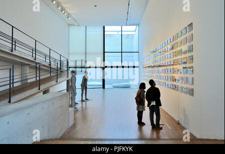 Japan, Insel Naoshima, Museum für Moderne Kunst der Benesse House, von dem Architekten Tadao Ando Stockfoto