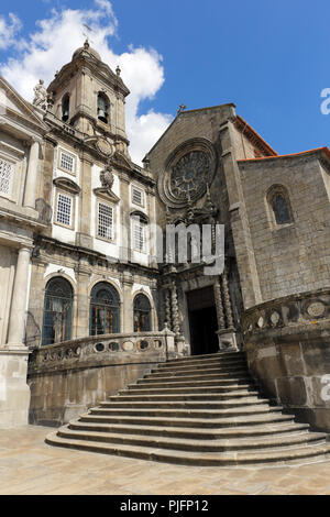 Berühmten Kirche San Francisco im Zentrum von Porto, Portugal Stockfoto