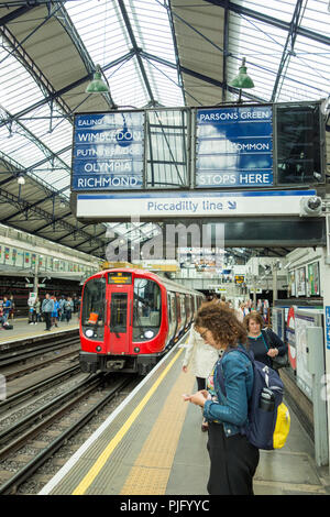 Der Earl's Court U-Bahnstation Earl's Court Road, Kensington, London, SW5, UK Stockfoto