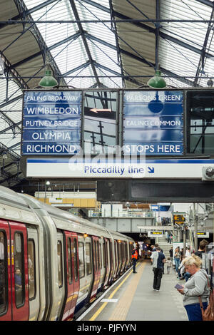 Der Earl's Court U-Bahnstation Earl's Court Road, Kensington, London, SW5, UK Stockfoto