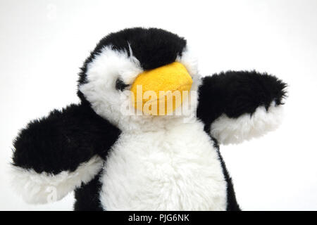 Plüsch Spielzeug Pinguin Stockfoto
