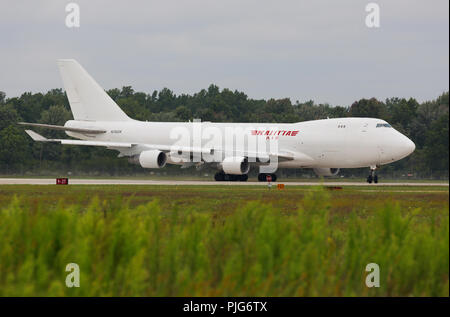 Boeing 747-400 Commercial Airplane Stockfoto