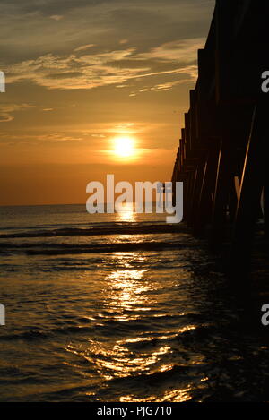 Jacksonville Beach Sunrise Stockfoto