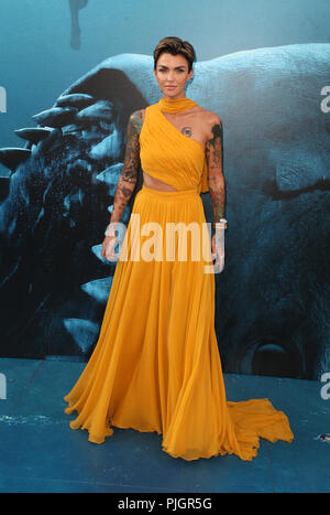 Warner Bros. Bilder und Schwerkraft Bilder 'Premiere der "Meg" Mit: Ruby Rose Wo: Hollywood, California, United States Wann: 07 Aug 2018 Quelle: FayesVision/WENN.com Stockfoto