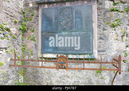 Kintail, St Dubhthac's Kirche, Clachan Duich Grabstätte. John O'Groats (Duncansby head) zu den Ländern Ende Ende Trail zu beenden. Cape Wrath Trail. Schottland. Stockfoto