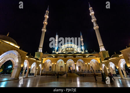 Grosny, Russland - Juli 9, 2017: akhmad Kadyrow Moschee in Grosny, Tschetschenien, Russland Stockfoto