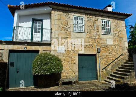 Geburtsort von Ferdinand Magellan, Fernão de Magalhães, Sabrosa, Portugal Stockfoto