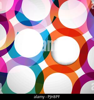 Zusammenfassung Hintergrund mit Vektor-Design-Elementen. Stock Vektor