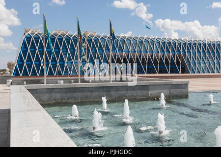 Astana, Kasachstan, 3. August 2018: Der Palast der Unabhängigkeit Gebäude in Astana, der Hauptstadt von Kasachstan Stockfoto