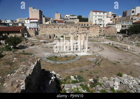 Athen Monastiraki Römische Agora Tetraconch Church im Gericht der Hadrian's Bibliothek Stockfoto