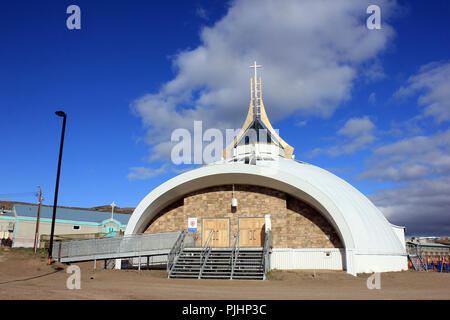 Iqaluit dom-St Judes aka-Iglu Kirche Stockfoto