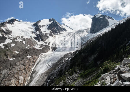 Dramatische Gletscher in Kanada Stockfoto