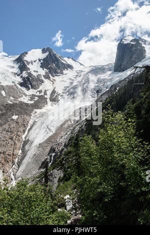 Dramatische Gletscher in Kanada Stockfoto