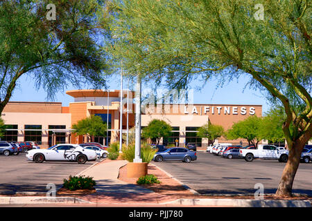 LA Fitness Gym Gebäude im Park Place Shopping Mall in Tucson, AZ Stockfoto