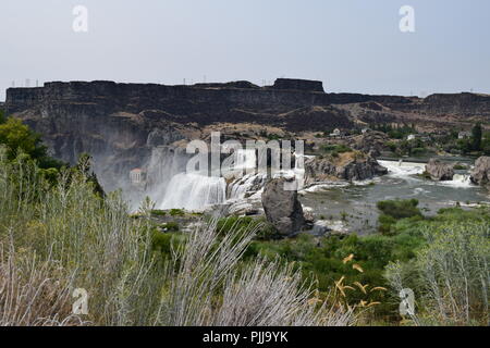 Die Shoshone Falls, Idaho Sommer Stockfoto