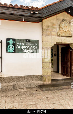 Eine typische Ansicht in Copan in Honduras Stockfoto