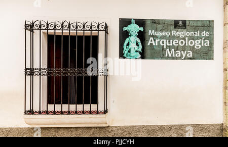 Eine typische Ansicht in Copan in Honduras Stockfoto