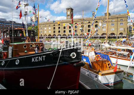 The Ivory House at St Katharine Docks and Marina in London, England, Großbritannien Stockfoto