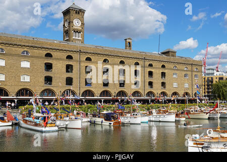 The Ivory House at St Katharine Docks and Marina in London, England, Großbritannien Stockfoto