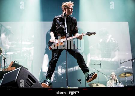 Rho Mailand Italien 7 September 2018 Franz Ferdinand live in Milano Rocksl 2018 im Bereich Expo Erfahrung © Roberto Finizio / alamy Credit: Roberto Finizio / alamy Leben Nachrichten Stockfoto
